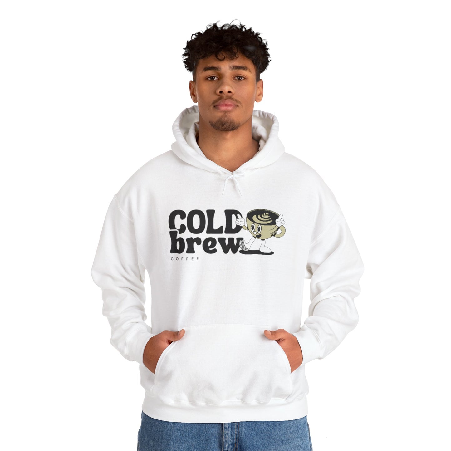 Funny Cold Brew Coffee Sweatshirt - Unisex Heavy Blend Hoodie