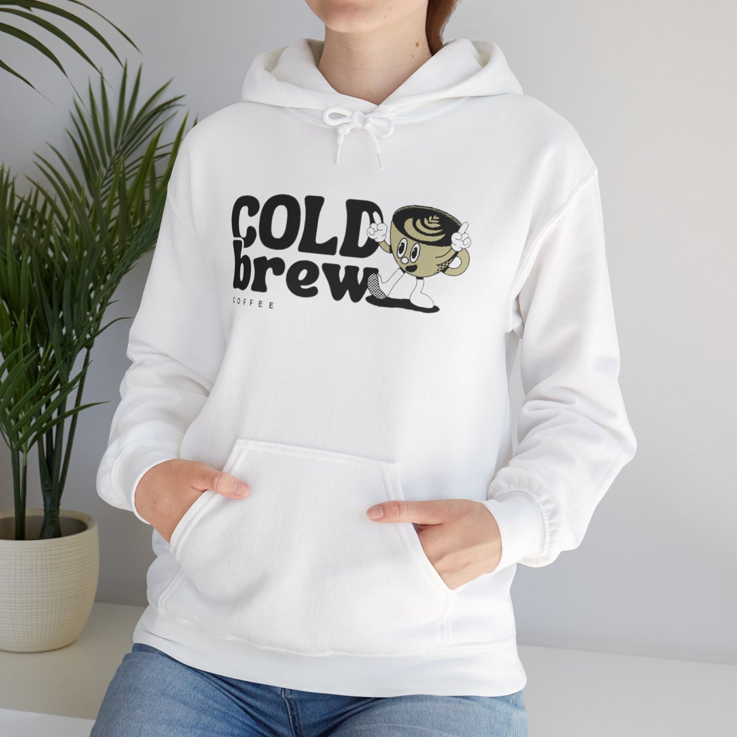 Funny Cold Brew Coffee Sweatshirt - Unisex Heavy Blend Hoodie